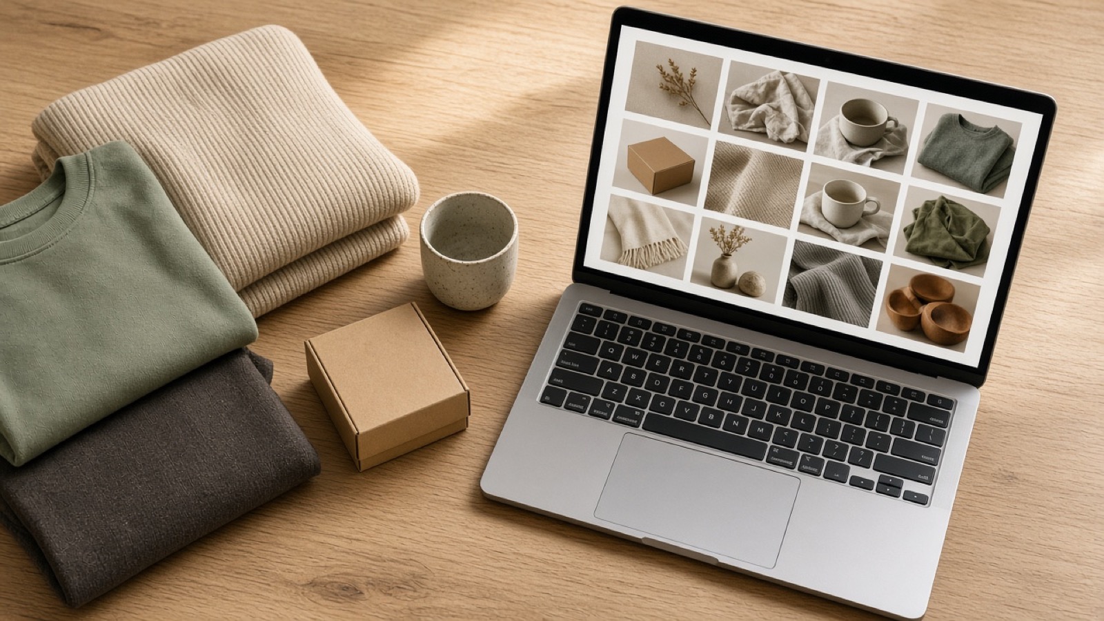 Catálogo de una tienda online con productos a la venta